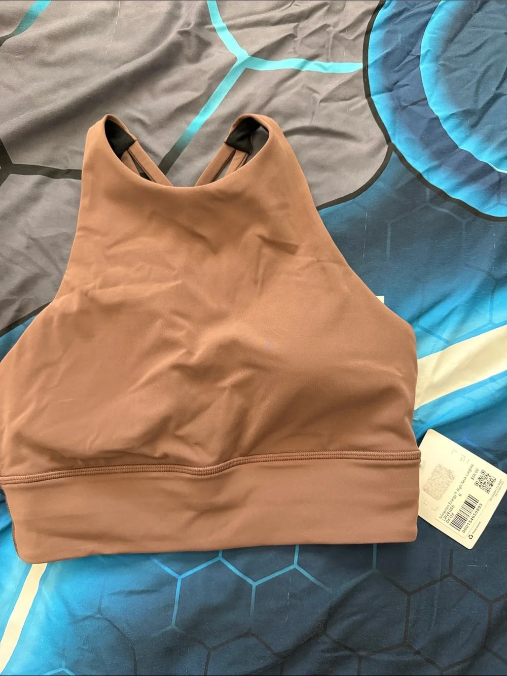 lululemon athletica High-Neck Seamless Sports Bra - Brown